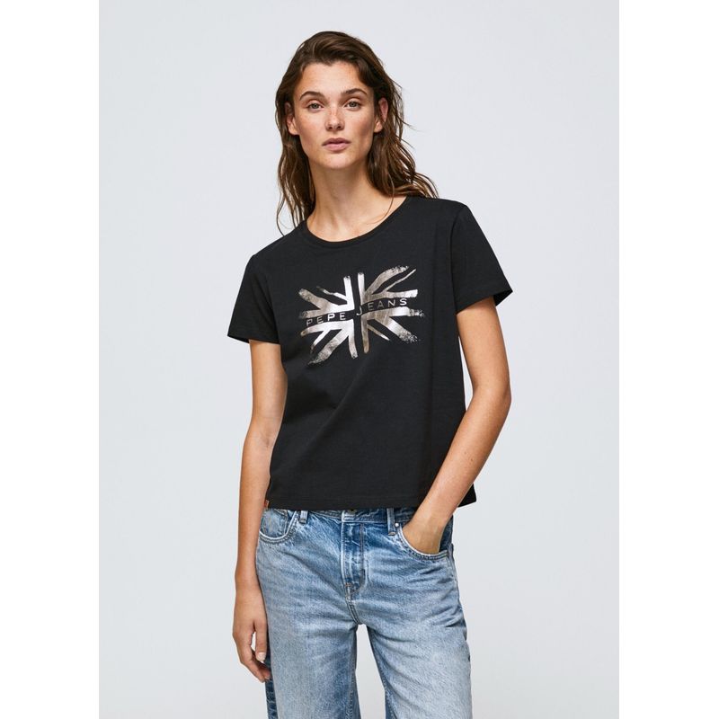 Camisetas Pepe Jeans para Mujer LALI Black Pilatos