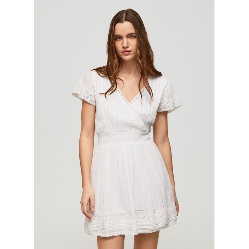 Vestidos Pepe Jeans para Mujer POETE White Pilatos