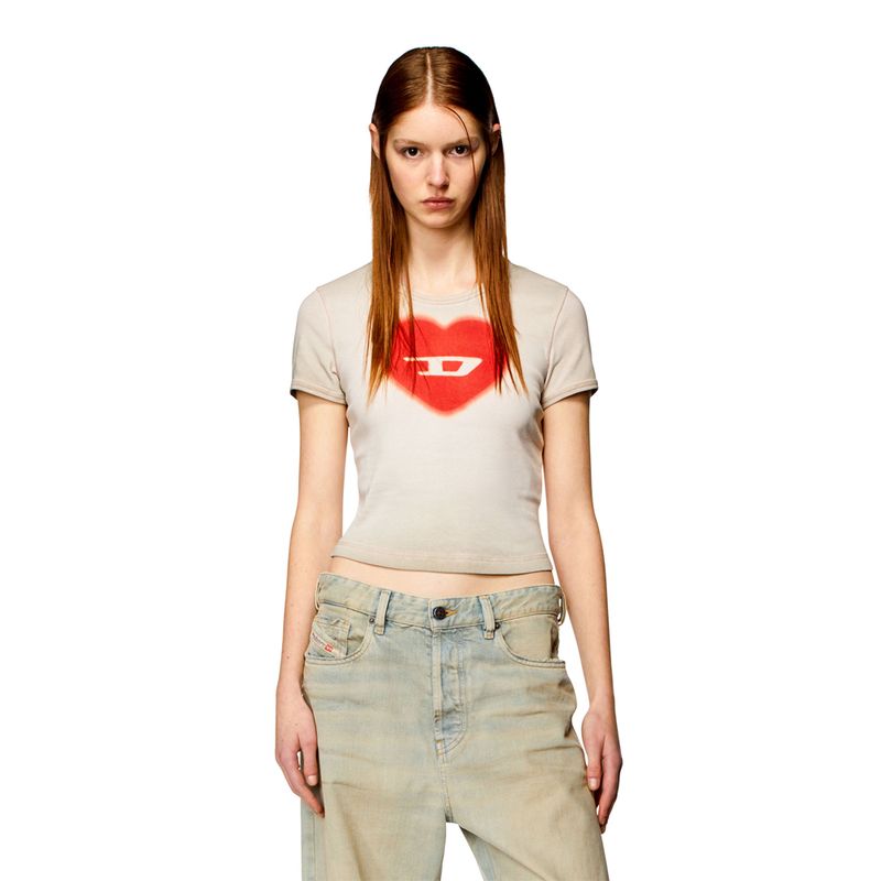 Camiseta-Manga-Corta-Para-Mujer-T-Ele-Diesel