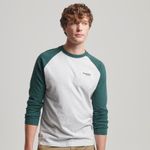 Camiseta-Para-Hombre-Essential-Baseball-Ls-Top-Superdry