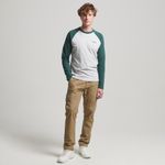 Camiseta-Para-Hombre-Essential-Baseball-Ls-Top-Superdry