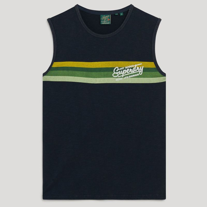 Camiseta-Para-Hombre-Cali-Striped-Vest-Superdry