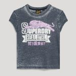 Camiseta-Para-Mujer-Varsity-Burnout-Cap-Slv-Tee-Superdry
