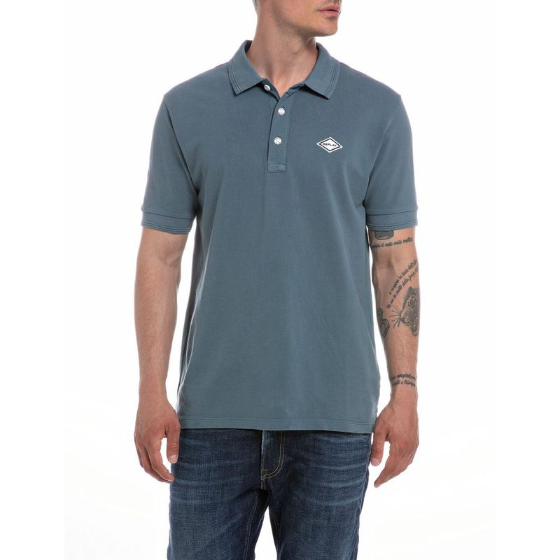 Polo-Manga-Corta-Para-Hombre-Replay