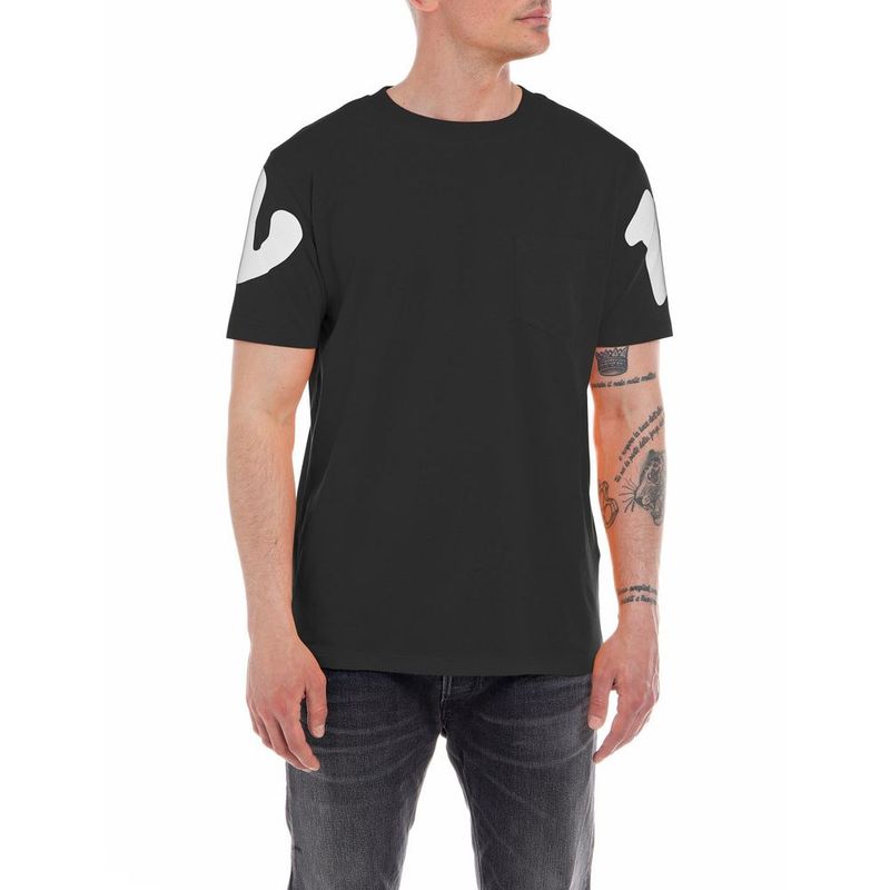 Camiseta-Manga-Corta-Para-Hombre-Replay