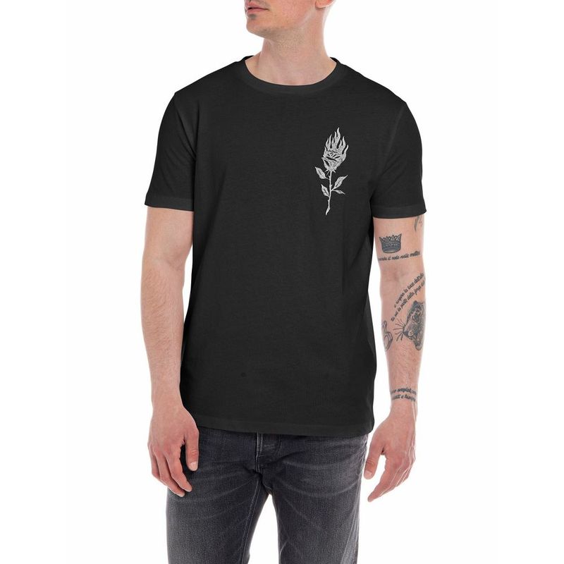 Camiseta-Manga-Corta-Para-Hombre-Replay
