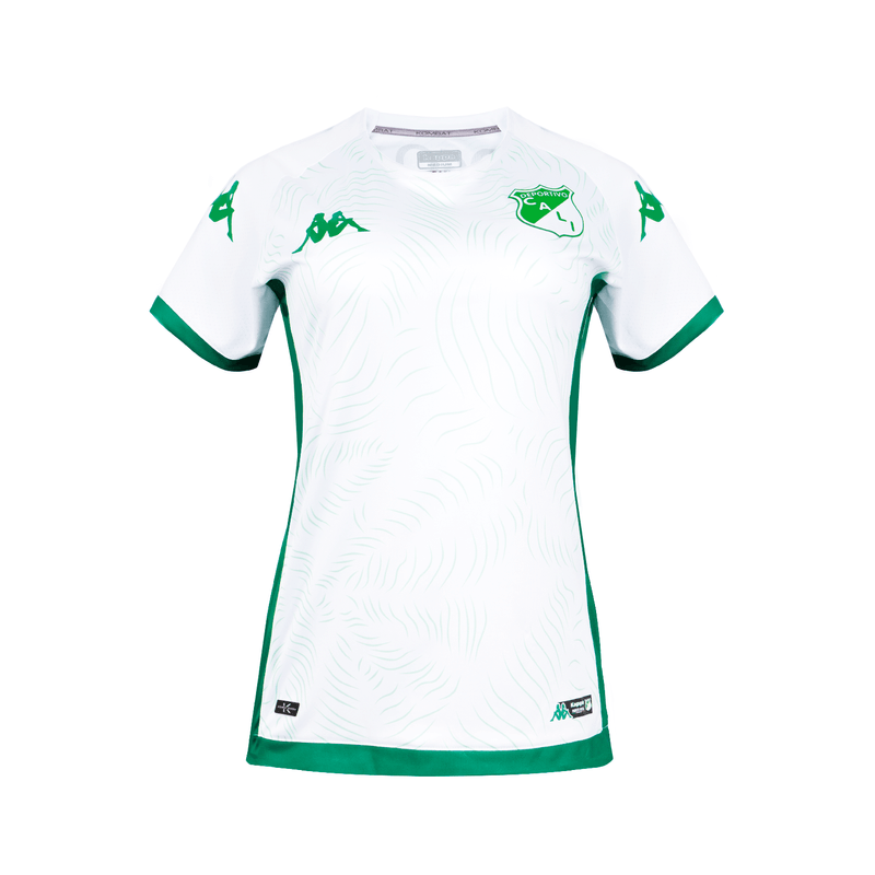 Kombat Camiseta Blanca Mujer Deportivo Cali Kappa Pilatos