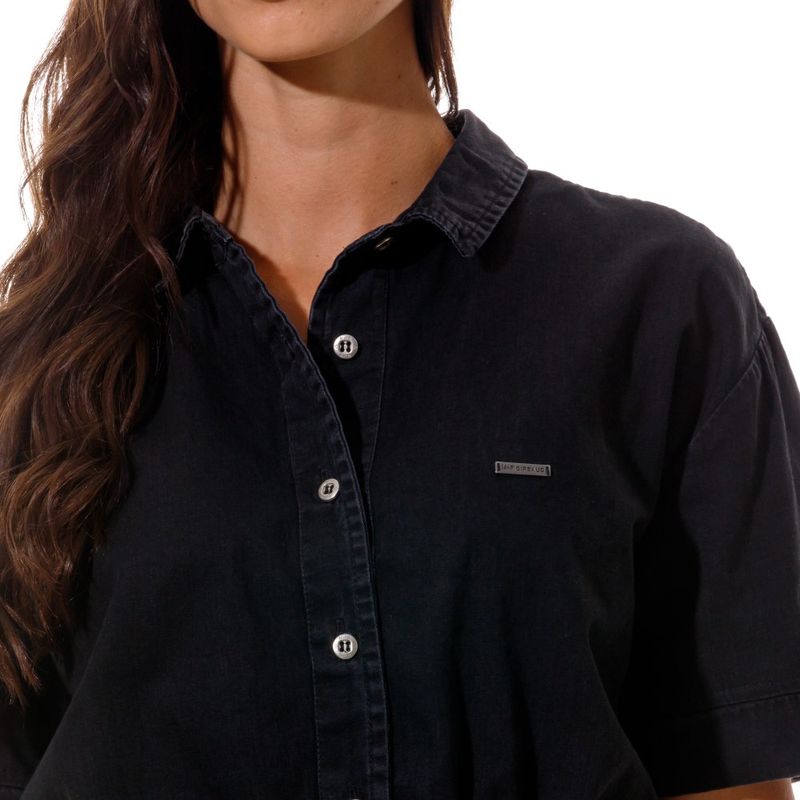 Camisa-Manga-Corta-Denim-Para-Mujer-Aile-Girbaud