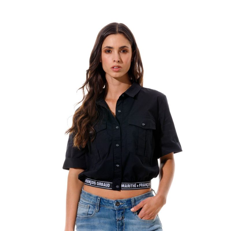 Camisa-Manga-Corta-Para-Mujer-Empathy-Girbaud