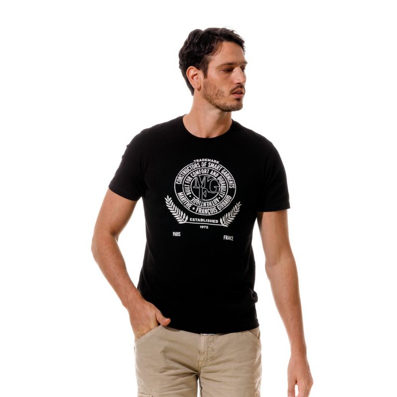 Camiseta-Manga-Corta-Para-Hombre-Le-Francois-Girbaud