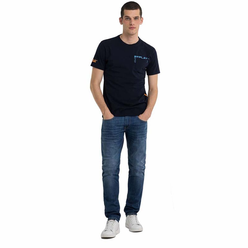 Camiseta-Manga-Corta-Para-Hombre-Replay