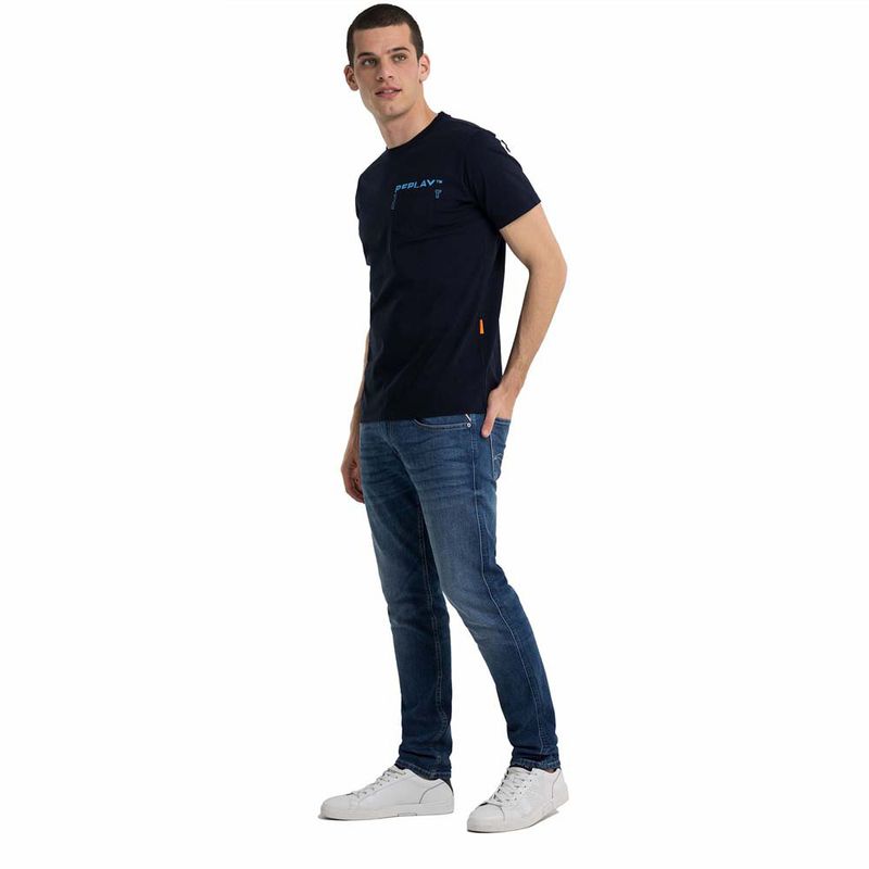 Camiseta-Manga-Corta-Para-Hombre-Replay