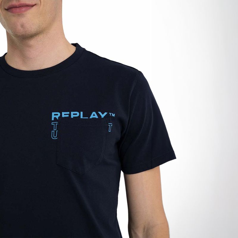 Camiseta-Manga-Corta-Para-Hombre-Replay