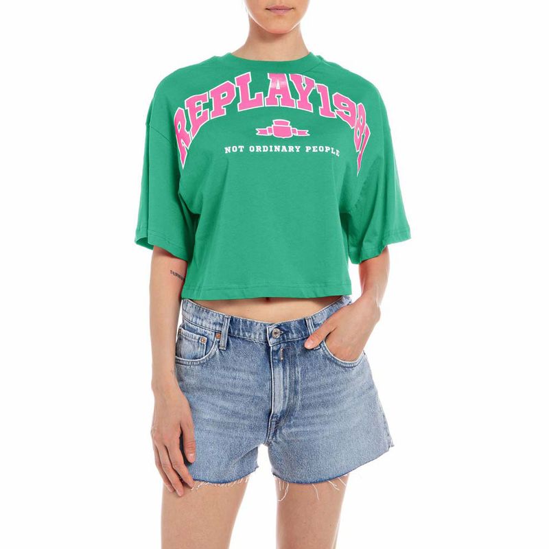 Camiseta-Manga-Larga-Para-Mujer-Replay