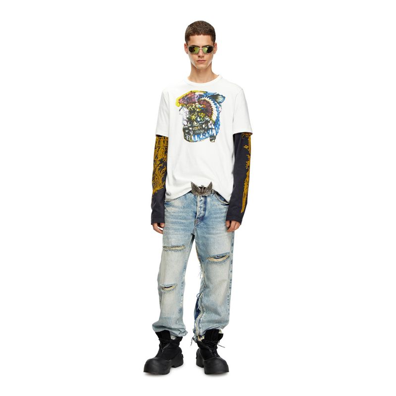 Camiseta-Manga-Corta-Para-Hombre-T-Adjust-Q3-Diesel
