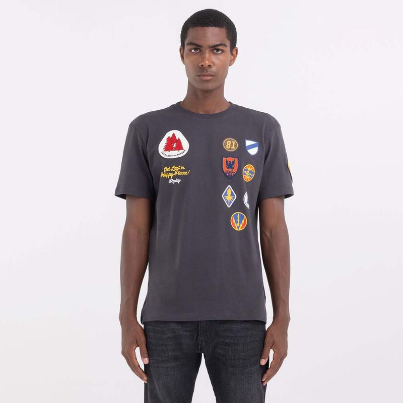 Camiseta-Manga-Corta-Para-Hombre-