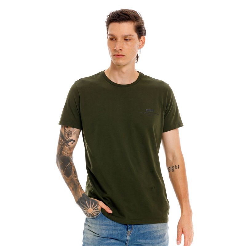 Camiseta-Manga-Corta-Para-Hombre-Compact-Cotton-