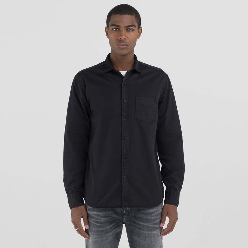 Camisa-Manga-Larga-Para-Hombre-