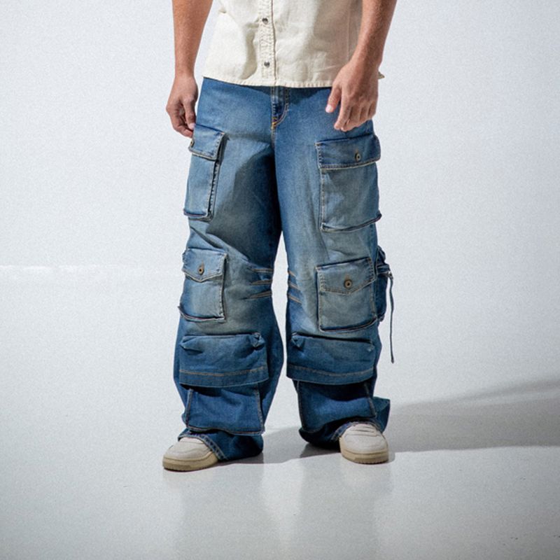 Jett Jeans Jeans Cintura Alta Hombre Jean Rigido Para Hombre Pablo Pilatos  JEANS PILATOS Pilatos