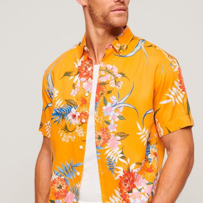 Camisa-Manga-Corta-Para-Hombre-Hawaiian-Superdry