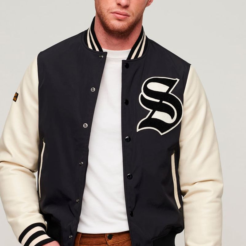 Chaqueta-Casual-Para-Hombre-Mascot-Varsity-Bomber-Superdry