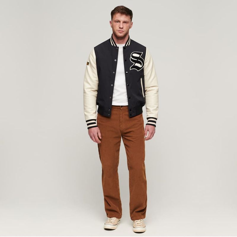 Chaqueta-Casual-Para-Hombre-Mascot-Varsity-Bomber-Superdry