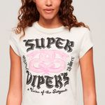 Camiseta-Manga-Corta-Para-Mujer-Embellished-Poster-Cap-Slv-Tee-Superdry