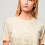 Camiseta-Manga-Corta-Para-Mujer-Embossed-Vl-Relaxed-T-Shirt-Superdry