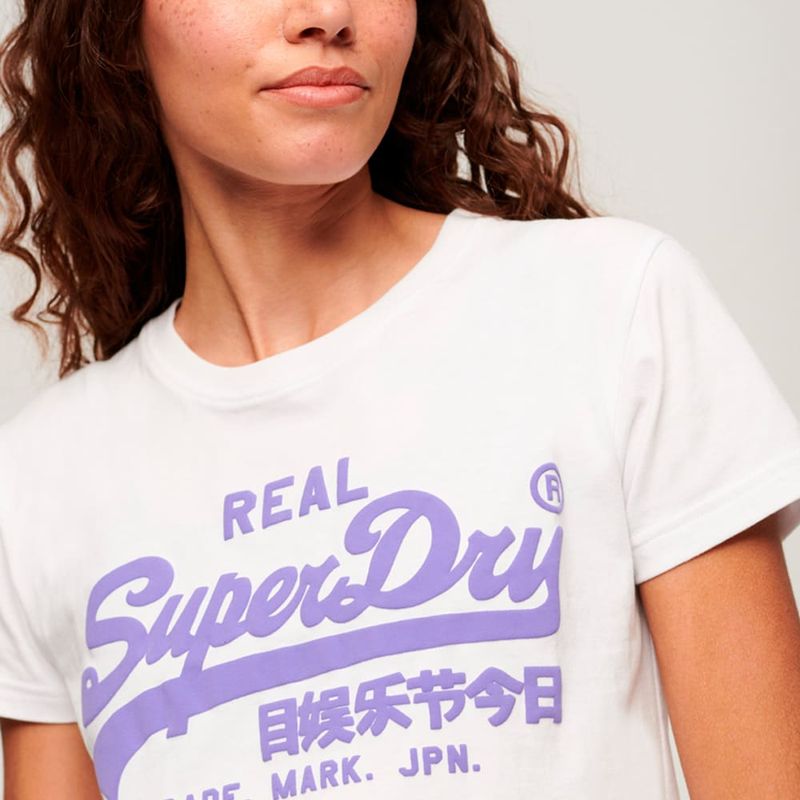 Camiseta-Manga-Corta-Para-Mujer-Neon-Vl-Graphic-Fitted-Tee-Superdry