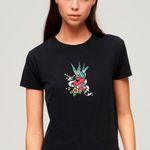 Camiseta-Manga-Corta-Para-Mujer-Tattoo-Embroidered-Fitted-Tee-Superdry