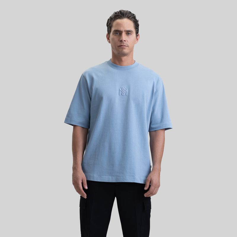 Camiseta-Manga-Corta-Para-Hombre-Lister-Oversize-Monastery