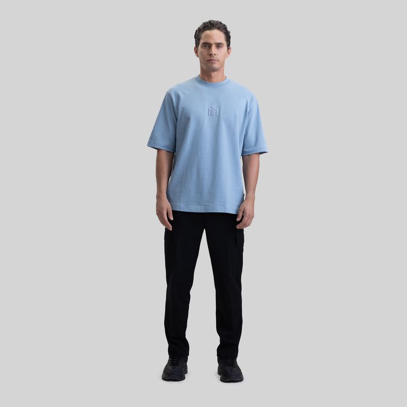 Camiseta-Manga-Corta-Para-Hombre-Lister-Oversize-Monastery