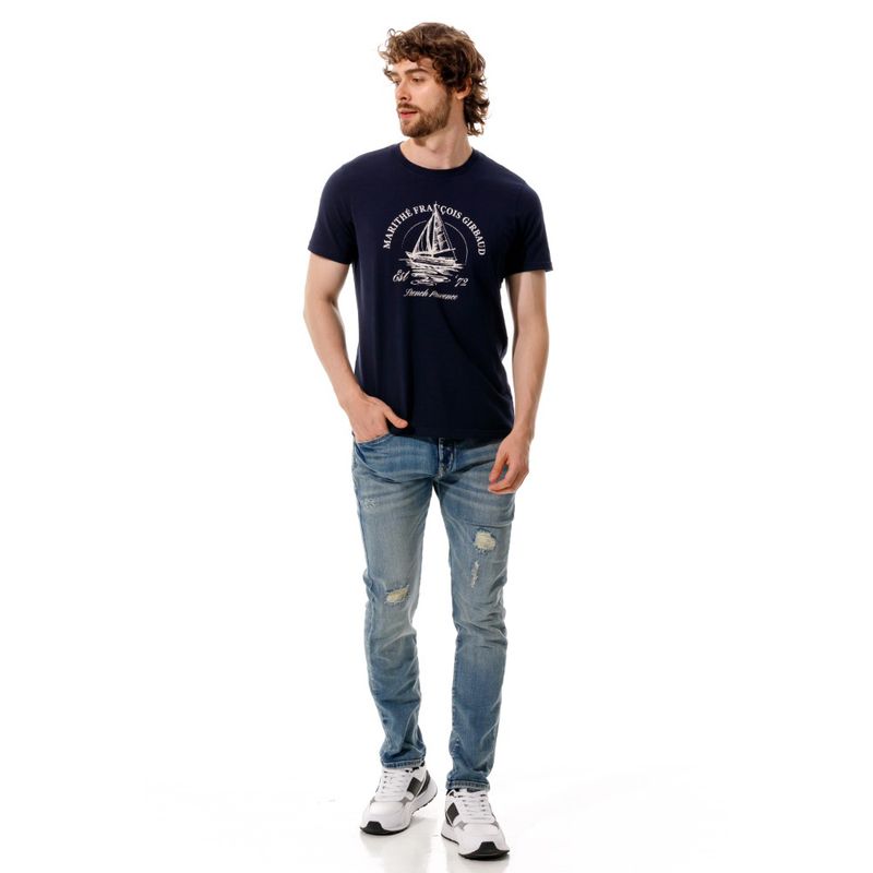 Camiseta-Manga-Corta-Para-Hombre-Le-Francois-Girbaud