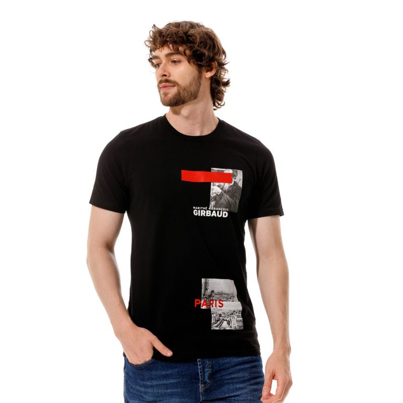 Camiseta-Manga-Corta-Para-Hombre-Le-Francois-Girbaud