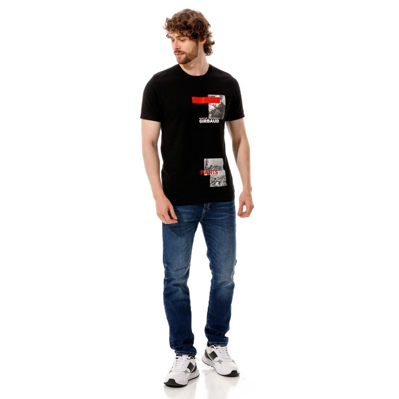 Camiseta-Manga-Corta-Para-Hombre-Le-Francois-Girbaud
