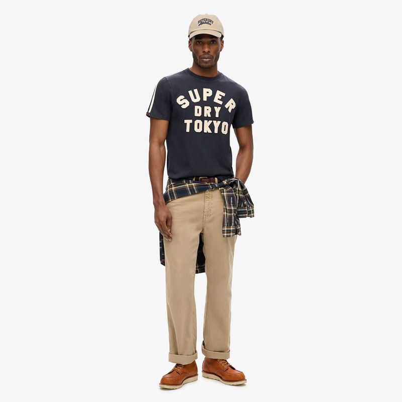 Camiseta-Para-Hombre-Vintage-Athletic-Str-Tee-Superdry