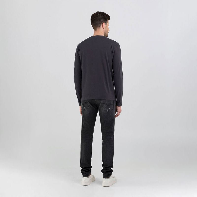 Camiseta-Manga-Larga-Para-Hombre-Replay