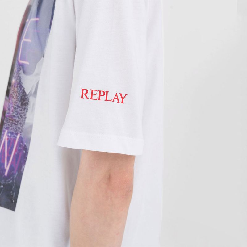 Camiseta-Manga-Corta-Para-Mujer-Replay