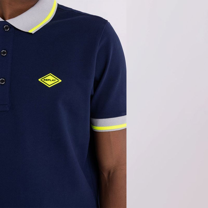 Polo-Manga-Corta-Para-Hombre-Replay