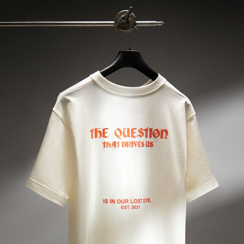 Camiseta-Manga-Corta-Para-Hombre-Question-Orange-Ap-Crown