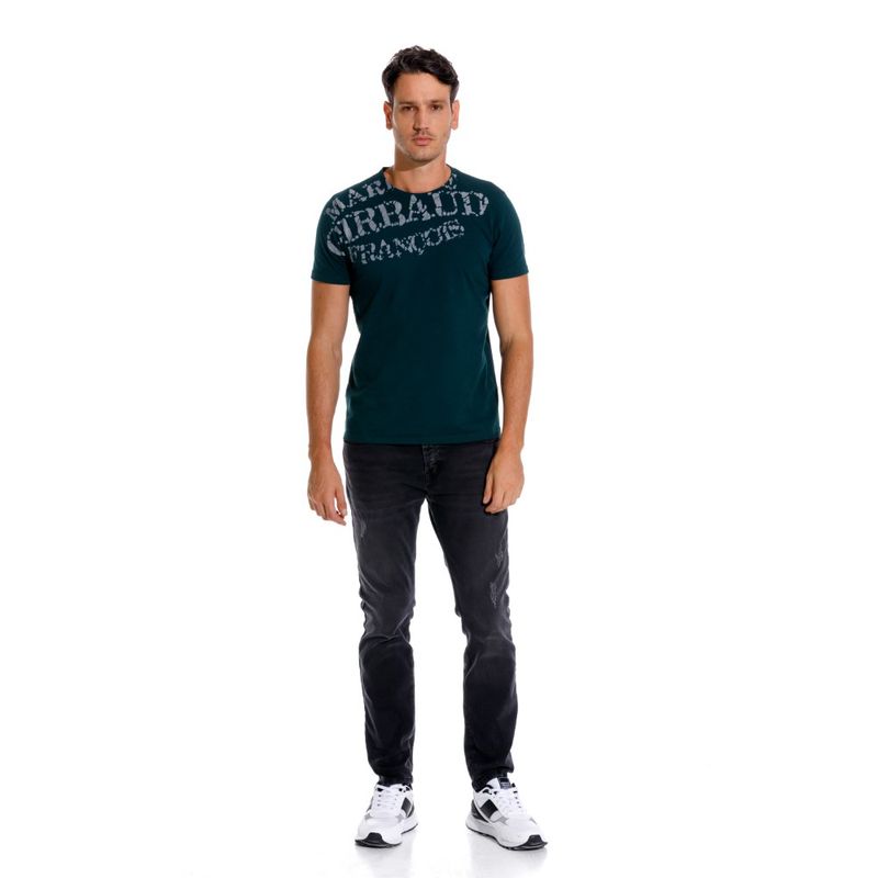 Camiseta-Manga-Corta-Para-Hombre--Girbaud