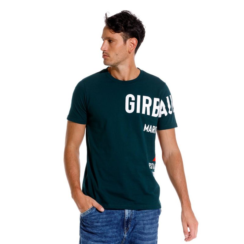 Camiseta-Manga-Corta-Para-Hombre--Girbaud