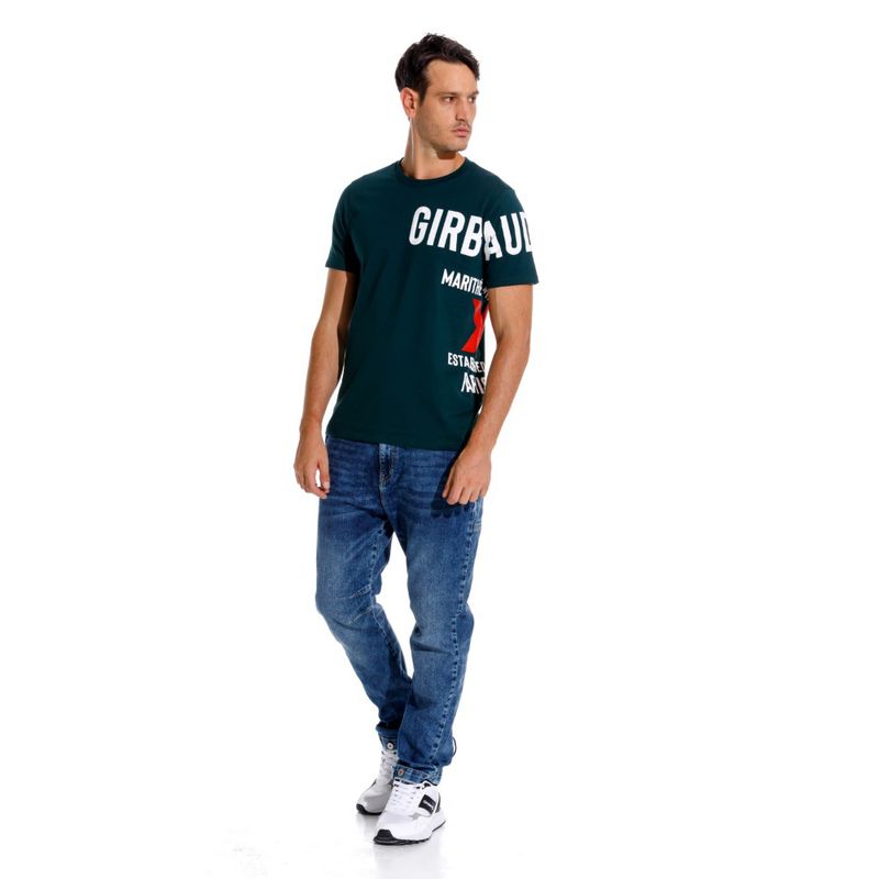 Camiseta-Manga-Corta-Para-Hombre--Girbaud