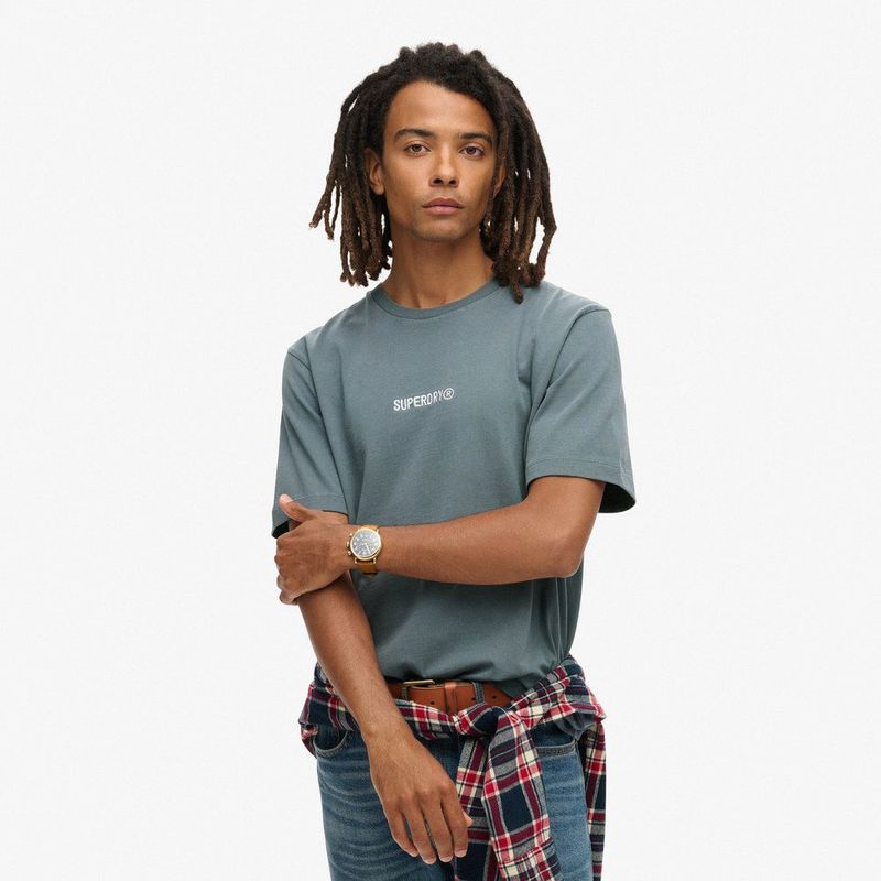 Camiseta-Manga-Corta-Para-Hombre-Micro-Logo-Graphic-Loose-Tee-Superdry