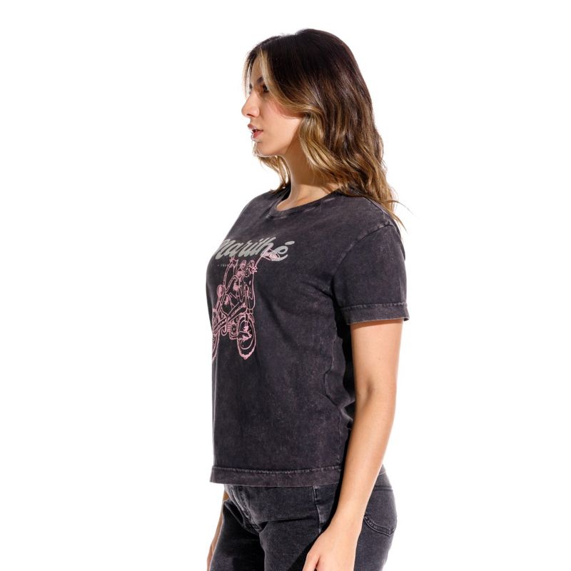 Camiseta-manga-corta-para-mujer-le-marithe-girbaud
