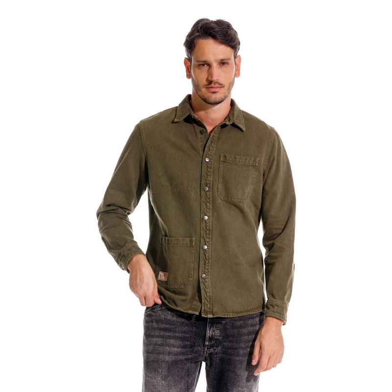 Camisa-Manga-Larga-Para--Hombre-Atelier-Girbaud