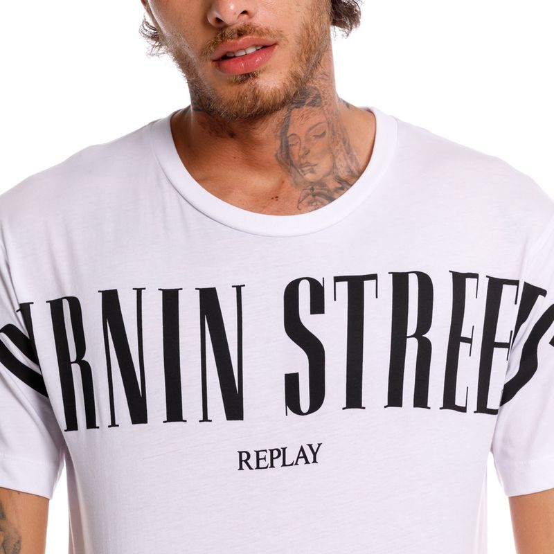Camiseta-Manga-Corta-Para-Hombre-Camiseta-Replay