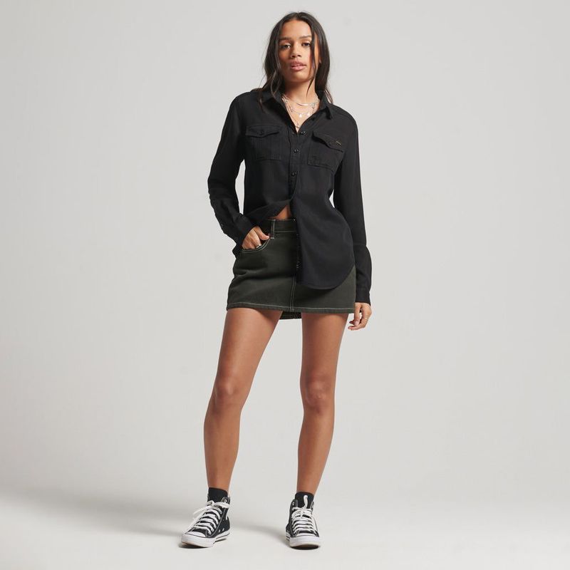 Camisa-Manga-Larga-Para-Mujer-Vintage-Military-Superdry