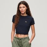 Top-Para-Mujer-Lace-Trim-Tee-Superdry