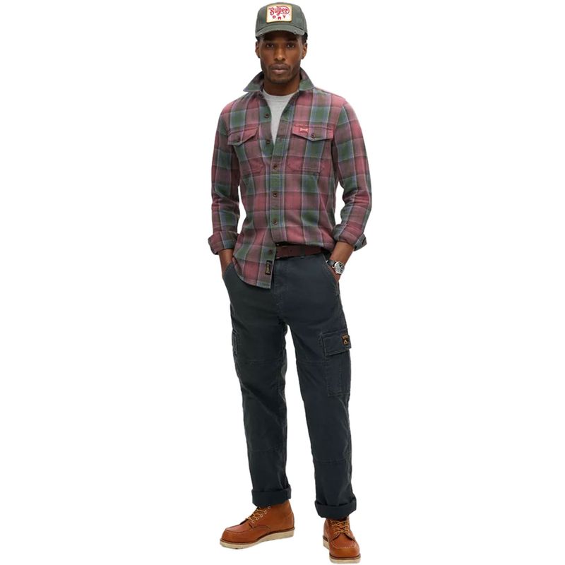 Camisa-Manga-Larga-Para-Hombre-Cotton-Worker-Check-Superdry